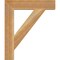 Ekena Millwork Traditional Block Rough Sawn Bracket, Western Red Cedar, 4"W x 22"D x 26"H BKT04X22X26TRA05RWR - alternate 4